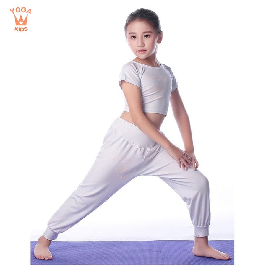 Bộ đồ tập Yoga cho bé - Quần áo yoga trẻ em YG100T