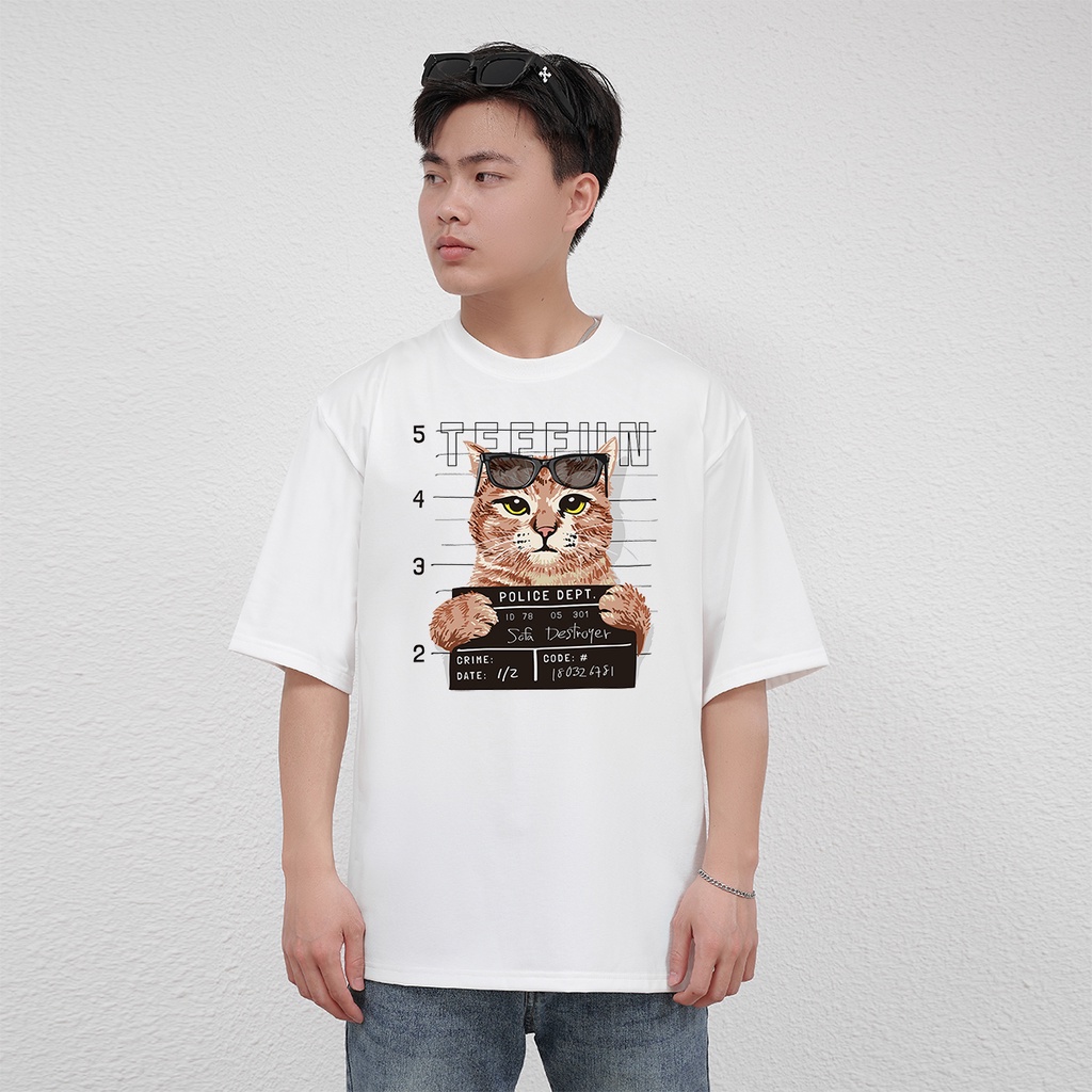 Áo Thun Unisex Police Dept TEEFUN (Có size trẻ em, Tay ngắn, Tay lỡ) Cotton 194 - hàng mới thiết kế