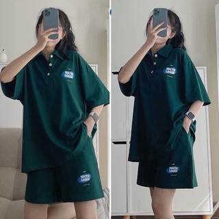 Bộ đùi nữ mùa hè in YOUNG LOSER dáng rộng Bigsize  Set áo thun mix quần short thời trang ulzzang