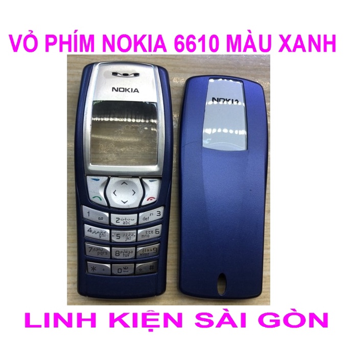 VỎ PHÍM NOKIA 6610 MÀU XANH
