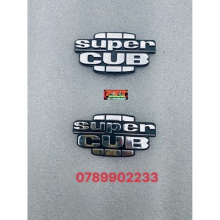 Tem xi chữ nổi super cub