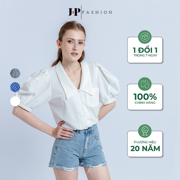 Áo sơ mi nữ kiểu tay phồng J-P Fashion 10607288