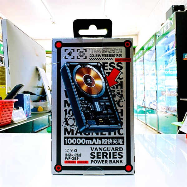 Sạc dự phòng WK WP-289 10.000mAh ( PD20W - QC22.5W ) hàng như hình.