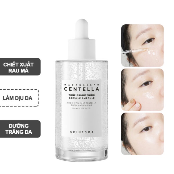 Tinh chất dưỡng sáng da Skin1004 Madagascar Centella Tone Brightening Capsule Ampoule 100ml - Trắng