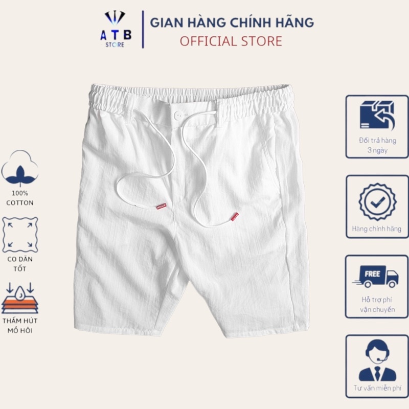 Quần Đũi Hè Quần Đũi Nam Nữ Quần Ngố Nam Chất Đũi Mặc Chất Thoáng Mát Dáng Trẻ Trung - atb Shop