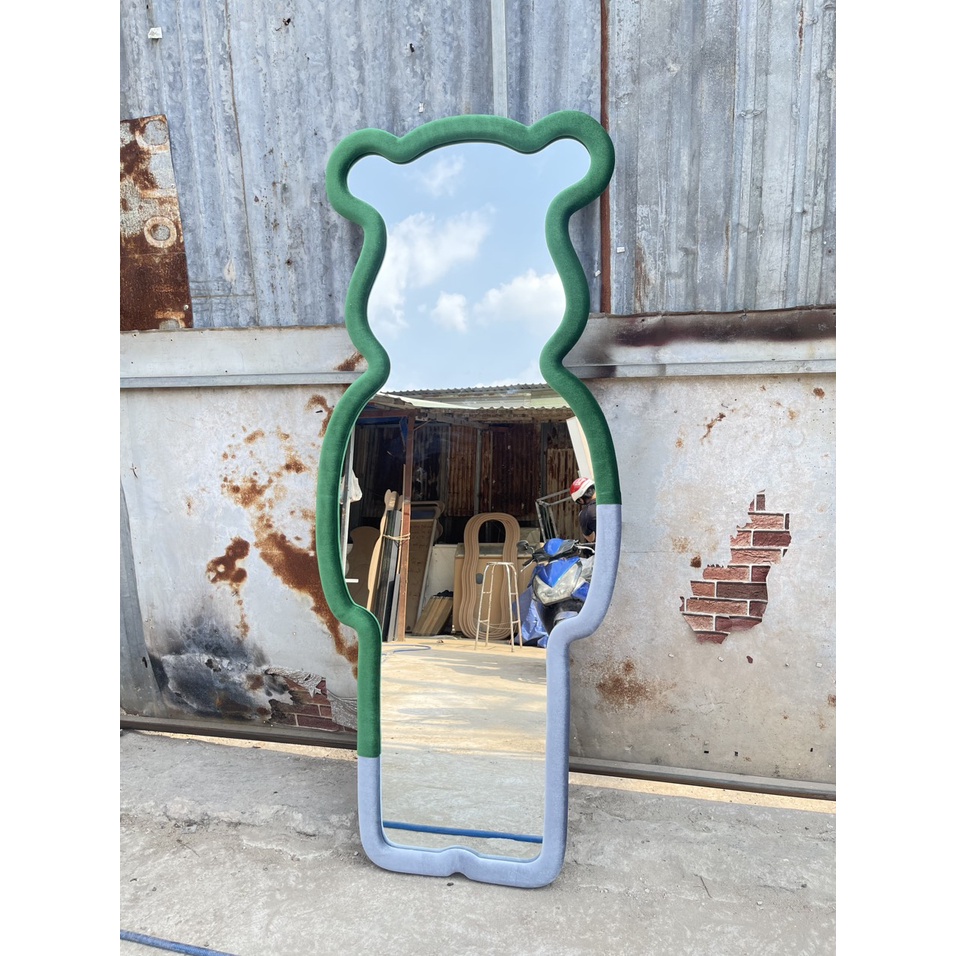 Gương gấu, lượn sóng bọc nỉ, gương soi toàn thân nịnh dáng inbox để shop tư vấn kỹ hơn
