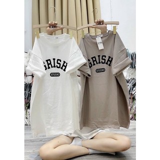 Áo thun Hana Thời Trang Unisex - Áo thun 3158 Cotton Khô Form Rộng Nam Nữ Unisex GRISH