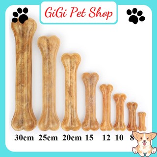 Xương gặm da bò sạch răng thơm miệng bổ sung canxi cho thú cưng chó hương vị thơm ngon an toàn sử dụng - GiGi Pet Shop
