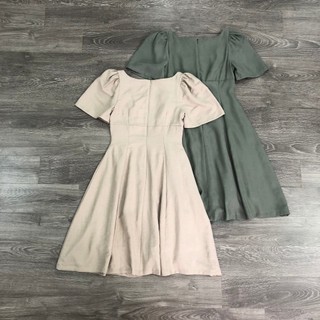 Đầm MX cổ tròn tay nhún KAMI