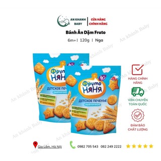 Bột ăn dặm fruto nga gói 200g 5m/6m đủ vị