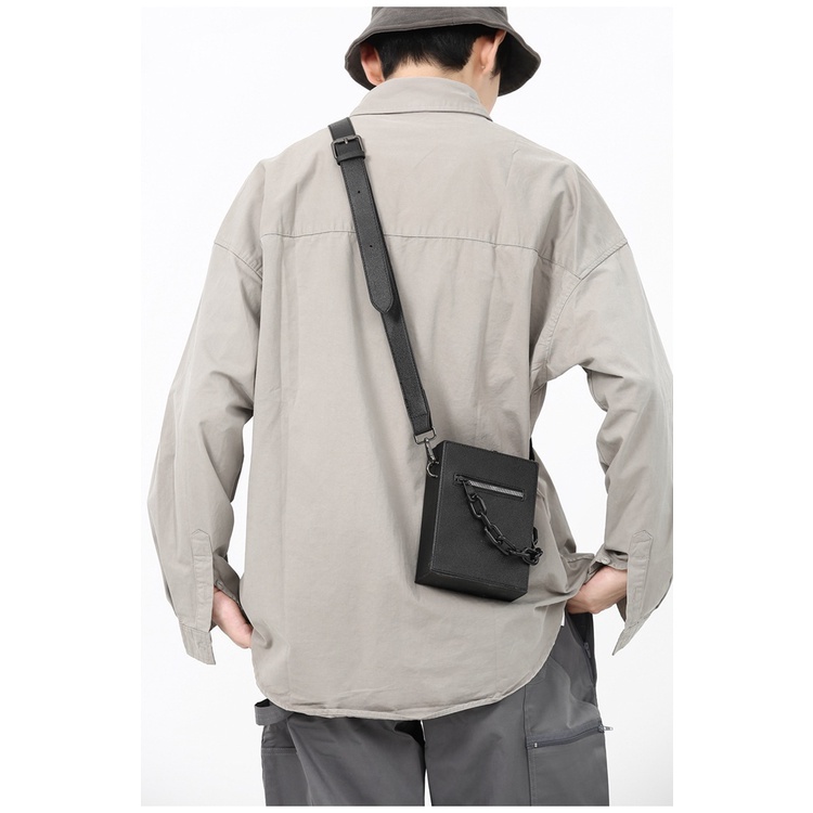 Túi đeo chéo nam nữ cá tính hot trend 2023, túi vuông cao cấp thời trang - TDV05