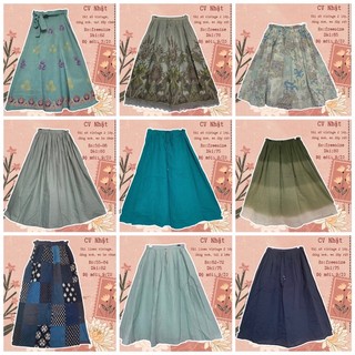 2hand Wind's Clothes 🌸 Chân váy xô Nhật hoạ tiết vintage nhiều mẫu