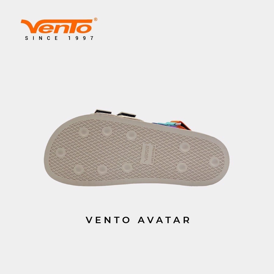 Giày Sandal Nữ VENTO AVATAR Màu Be Cam/Đen Xanh SD10112W