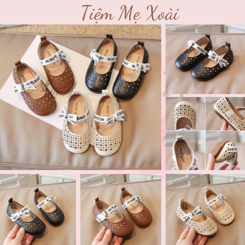 Giày búp bê cho bé gái phiên bản mùa hè đế mềm dẻo mix đồ cực xinh - Tiệm Mẹ Xoài