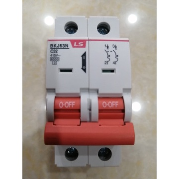Aptomat MCB Tép LS chính hãng BKJ63N 2P 6A ~ 63A 6kA, bảo vệ quá tải và ngắn mạch