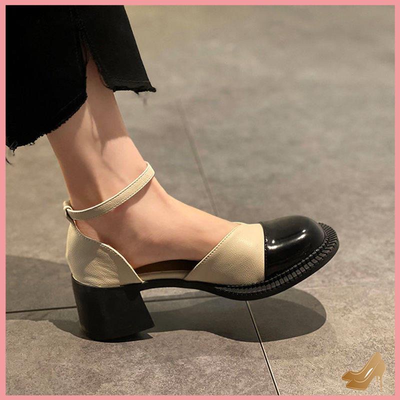 Giày cao gót giày La Mã dày