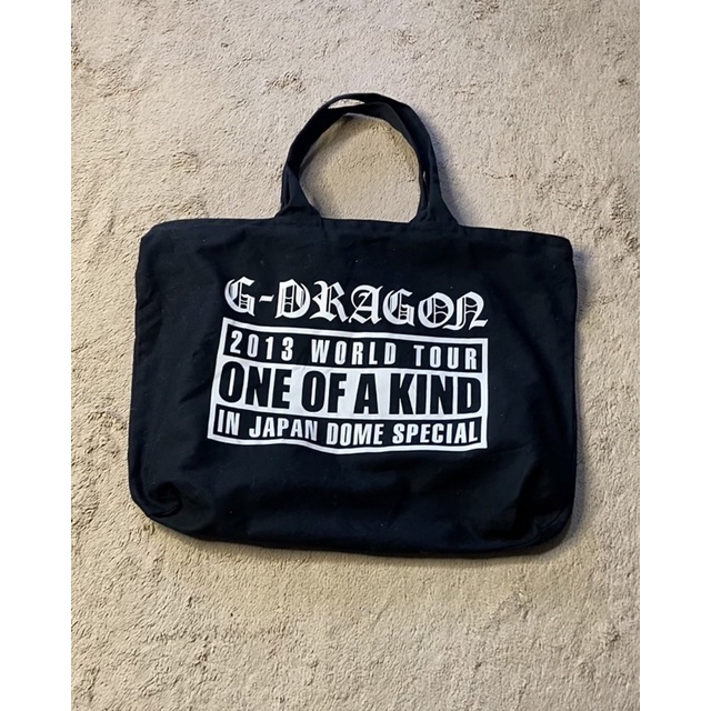 Túi đeo vải Tote Bag G-DRAGON (BIG BANG) 2013 World tour ONE OF A KIND JAPAN DOME SPECIAL