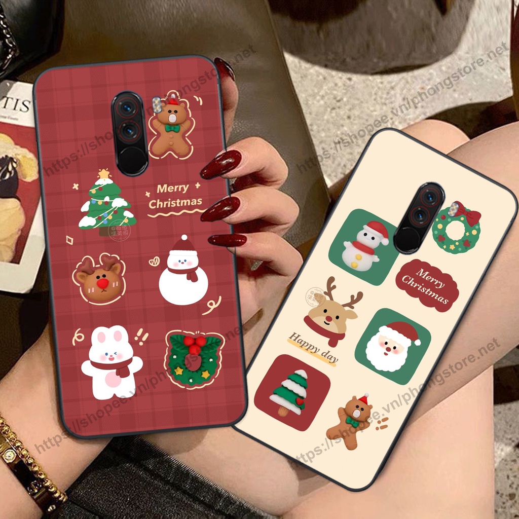 Ốp lưng Xiaomi Pocophone F1 gấu hoạt tiết hoạt hình giá rẻ cute