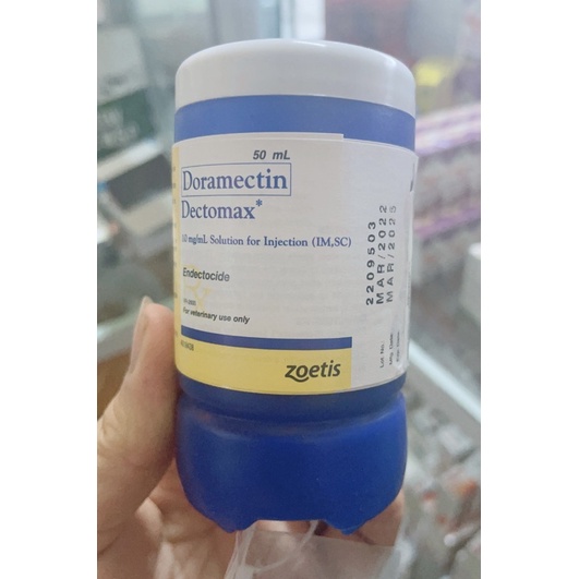 DECTOMAX 50ml - bom ghẻ Mỹ dùng tốt cho chó, mèo, heo, trâu, bò, dê, ngựa