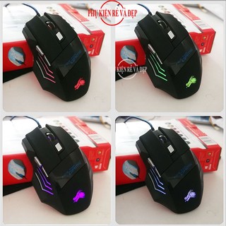 Chuột chơi game có dây Dragon X3 (Đen phối xanh)