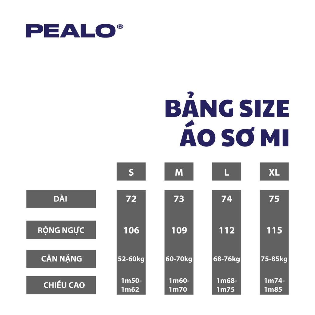 Áo sơ mi PEALO 100% cotton form mới phong cách hàn quốc | BigBuy360 - bigbuy360.vn