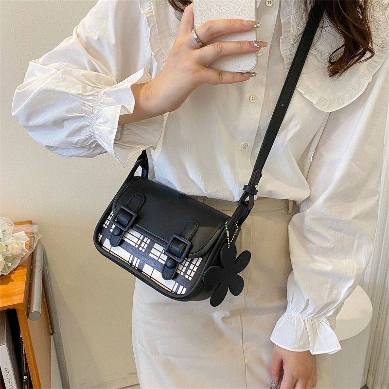 Túi xách nữ đeo chéo da mềm đi chơi giá rẻ thời trang HẾN STORE 2 Đai Tag Hoa