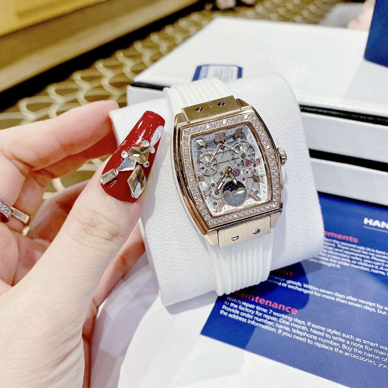 Đồng hồ nữ chính hãng #𝐇𝐚𝐧𝐛𝐨𝐫𝐨_𝐇𝐁𝐑𝟔𝟕𝟕