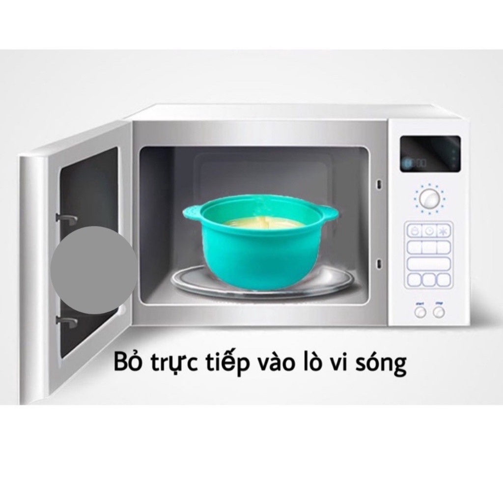 Chén nấu sáp chống dính, nồi nấu sáp wax lông Silicon