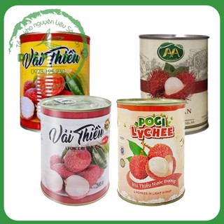 Vải thiều ngâm đường 565gr / CHÔM CHÔM NGÂM NƯỚC ĐƯỜNG / Vải ngâm Pogi