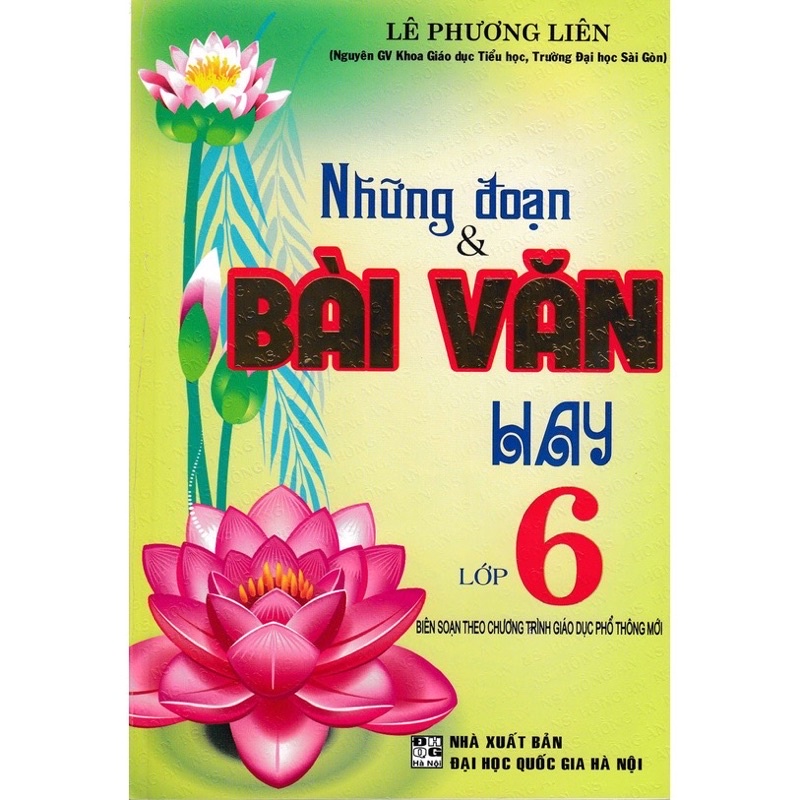 Sách : Những Đoạn & Bài Văn Hay Lớp 6