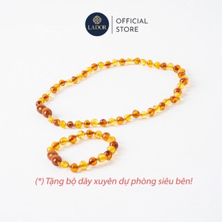 Vòng hổ phách amber cho bé tự nhiên - trang sức lador - ld00016
