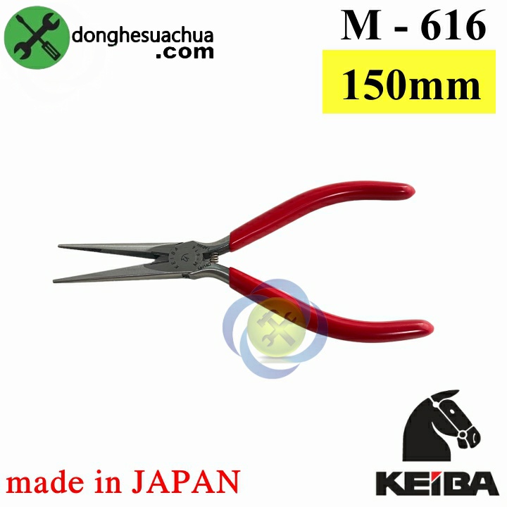 Kìm cắt mũi nhọn 150mm KEIBA M-616 Nhật Bản