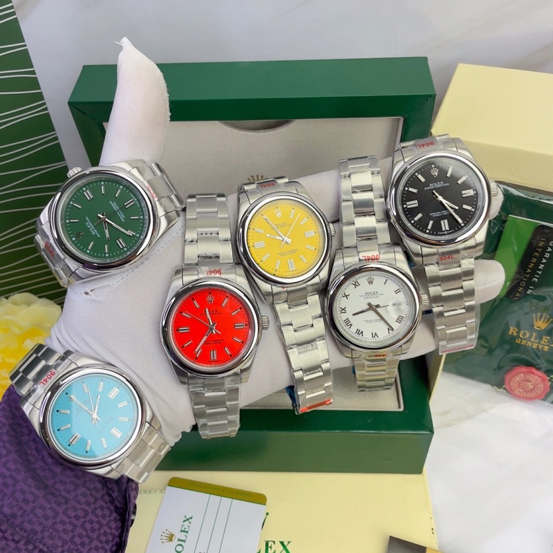 Rolex Superlative vành trơn Phiên Bản nâng cấp cực nét - Đồng Hồ Nam 41mm Cao Cấp