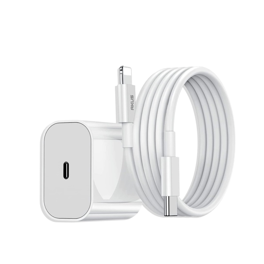 Bộ Củ Cáp Sạc Nhanh PD 20W sạc ổn định an toàn cho điện thoại ip 6 đến 13 pro max-TH.TECH