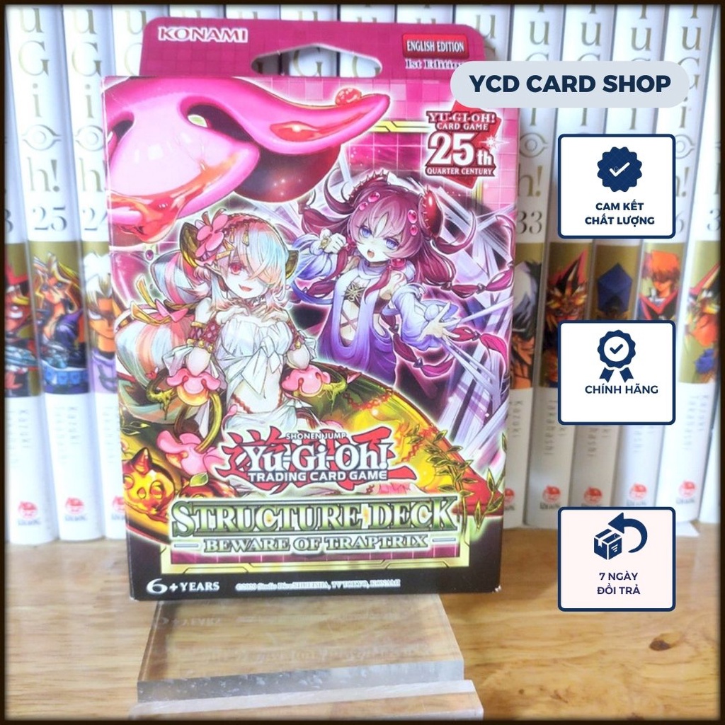 Hộp thẻ bài Yugioh chính hãng Structure deck - Beware of Traptrix