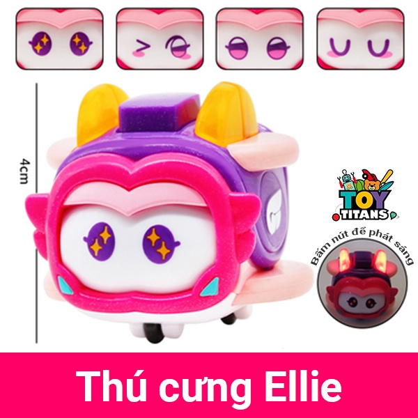 Đội bay siêu đẳng SUPERWINGS - Thú cưng siêu cấp Ellie - Có đèn phát sáng
