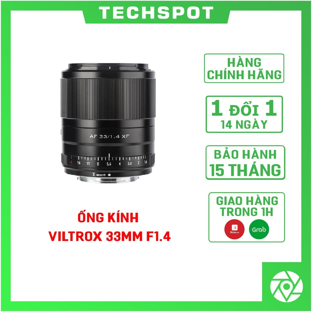 Ống kính Viltrox 33mm F1.4 Auto Focus cho Fujifilm Hàng Chính Hãng