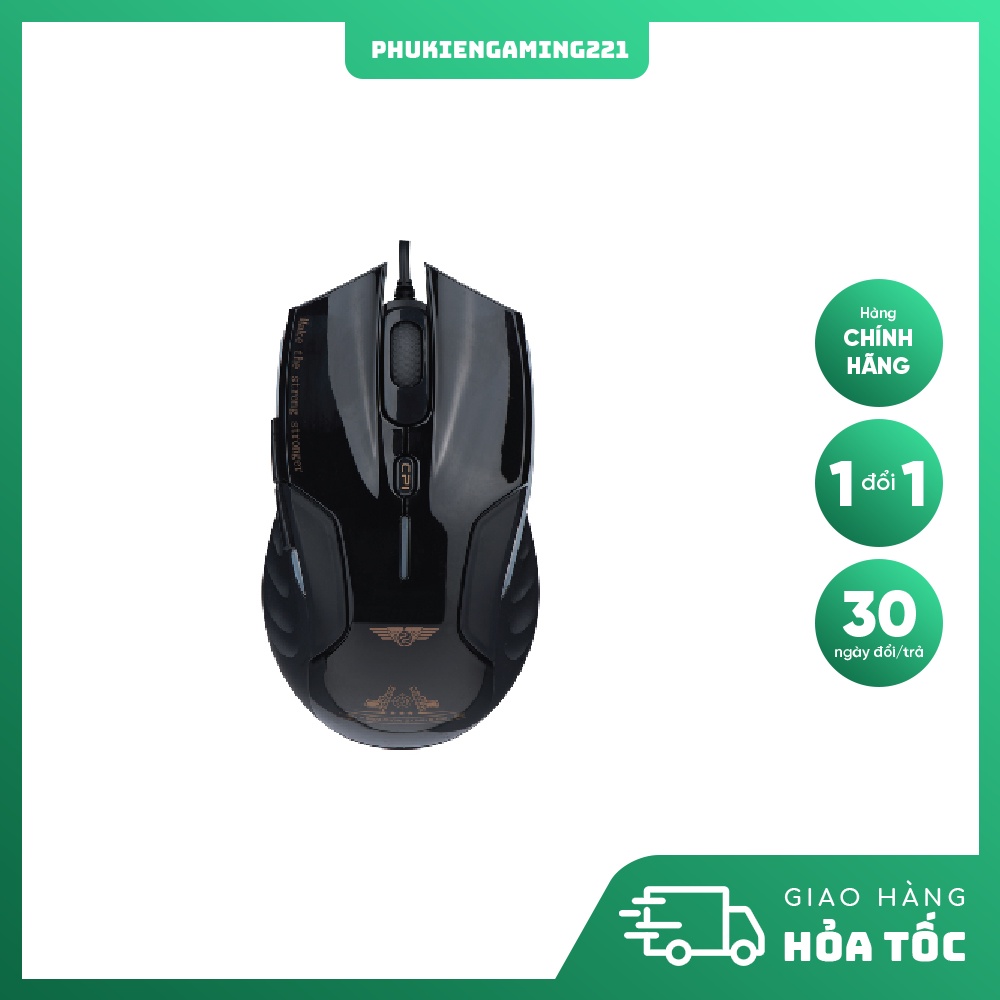 Chuột Chơi Game Có Dây - Newmen G7+ | Có LED | 10 triệu lượt nhấn | Bảo hành 24 tháng - Hàng Chính Hãng ( Hoả Tốc HCM )