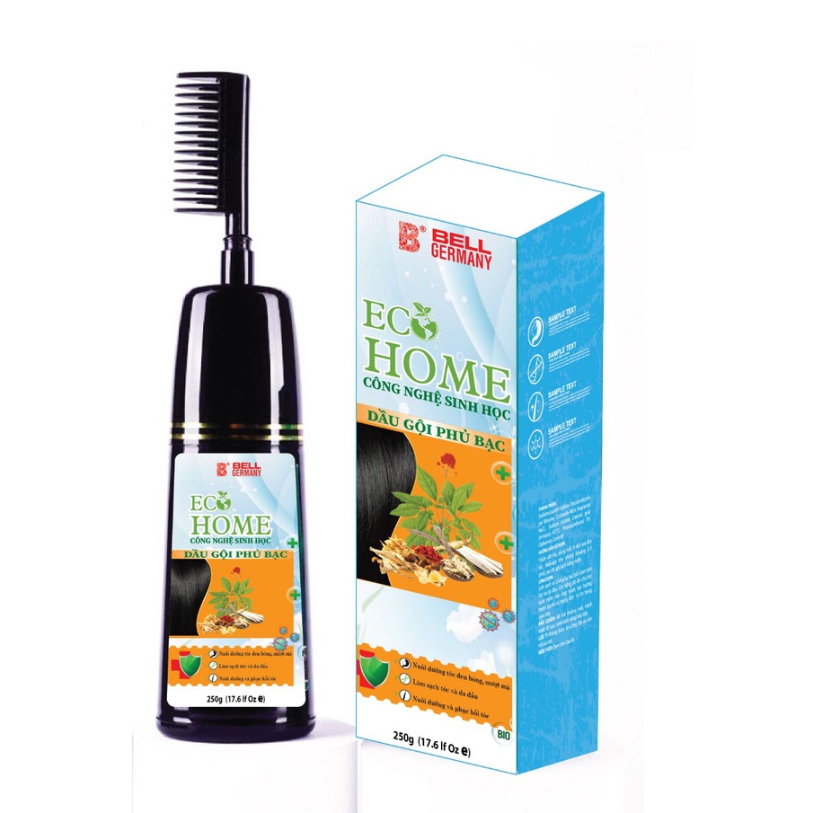 Dầu gội phủ bạc đen ECOHOME – 250G