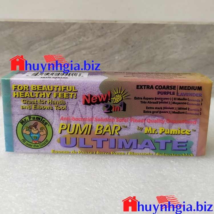 Miếng chà gót chân của Mỹ Pumi bar