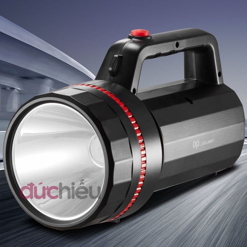 Đèn pin siêu sáng cầm tay loại to đa năng tích điện DP LED - Đức Hiếu Shop