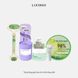 Combo nến, dao cạo, gel dưỡng ẩm, mặt nạ, gel rửa mặt, thanh lăn, kẹp tóc umi