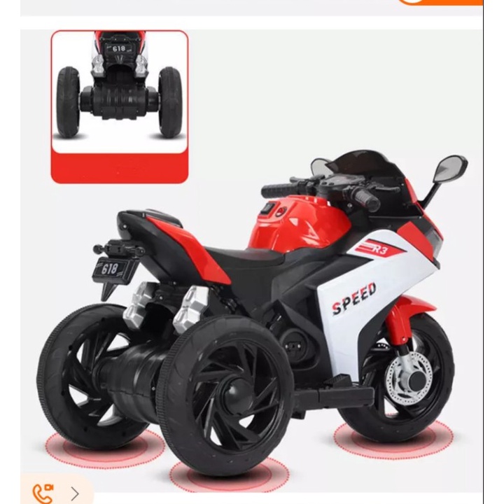 XE MÁY ĐIỆN CHO BÉ CÓ ĐÈN VÀ NHẠC