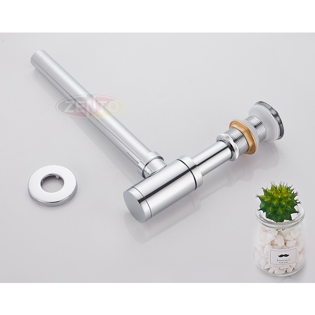 Xả lavabo, bộ xả bồn rửa mặt co búa cao cấp inox dày sáng bóng thoát nhanh chống hôi tốt