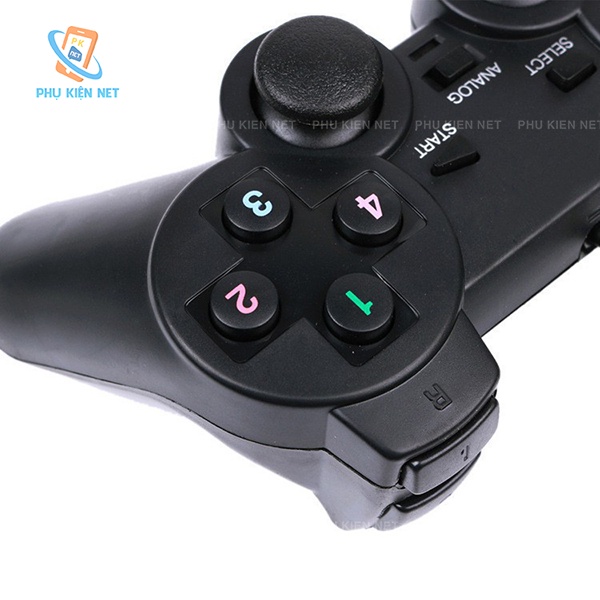 Tay cầm chơi game PS2, PS3, PS4 có dây chế độ rung, dây kết nối USB cho PC / Laptop | BigBuy360 - bigbuy360.vn