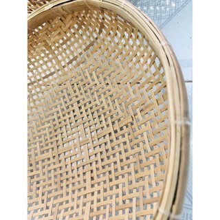 Rổ tre  đan thưa đựng trái cây rau củ thân thiện môi trường