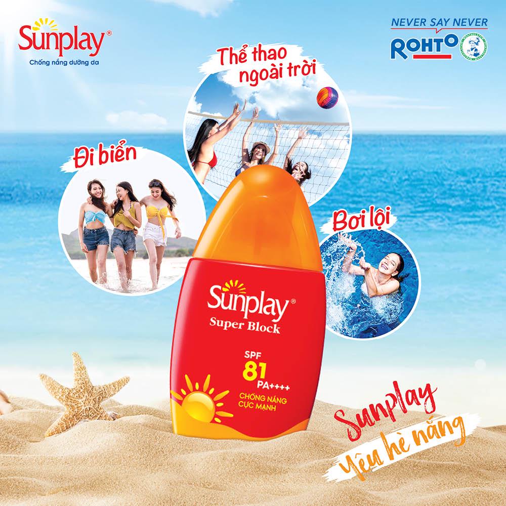 Kem Chống Nắng Cực Mạnh Sunplay Super Block SPF 81, PA++++ 30g / 70g