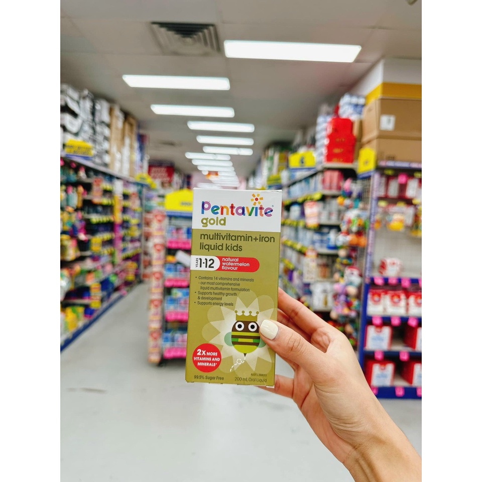 Pentavite Multivitamin iron - Vitamin tổng hợp và sắt cho bé 100ml