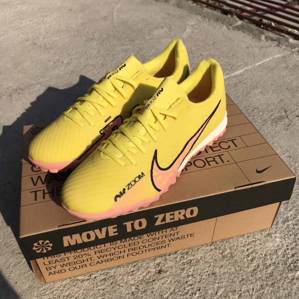 Giày Đá Bóng Mercurial Vapor 15 Academy Màu Vàng TF Giày Đá Banh Cỏ Nhân Tạo