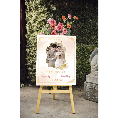Bảng Cưới Vu Quy Có In Hình Cô Dâu Chú Rể Thay Nội Dung Theo Yêu Cầu Nhiều Kích Thước Decalxuyenviet.store